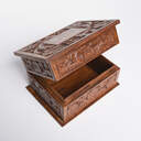 Autumn Scroll Carved Rosewood Urn image number 4
